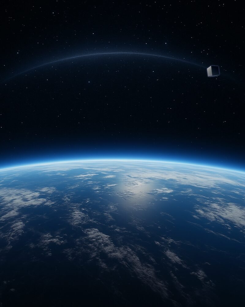 Rendering of the Remembrance spacecraft, the dedicated memorial spacecraft carrying Ashtronaut Program participants into orbit